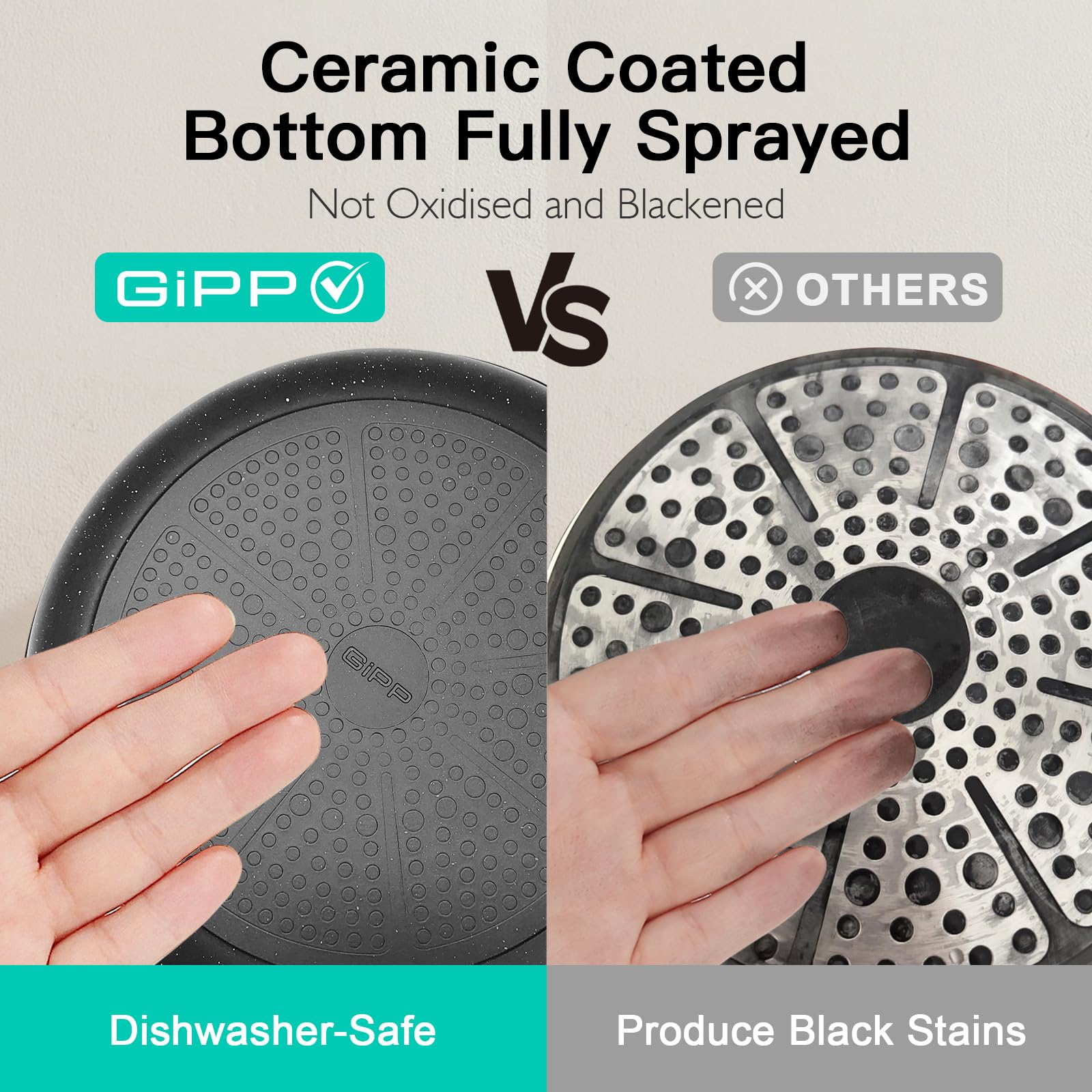 GiPP herramientas de silicona para cocinar sin rayar