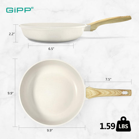 Mango bakelita ergonómico de GiPP, agarre cómodo y seguro durante la cocción.