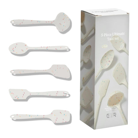 GIR set de utensilios de silicona 5 piezas, versátil para cocinar y servir