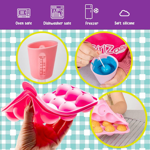 GirlZone Locura Palitos de Pastel Kit: ideas creativas para manualidades en la cocina
