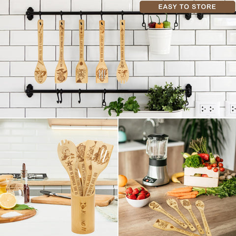 GIRVEM portacucharas terror-destacado: soporte práctico y decorativo