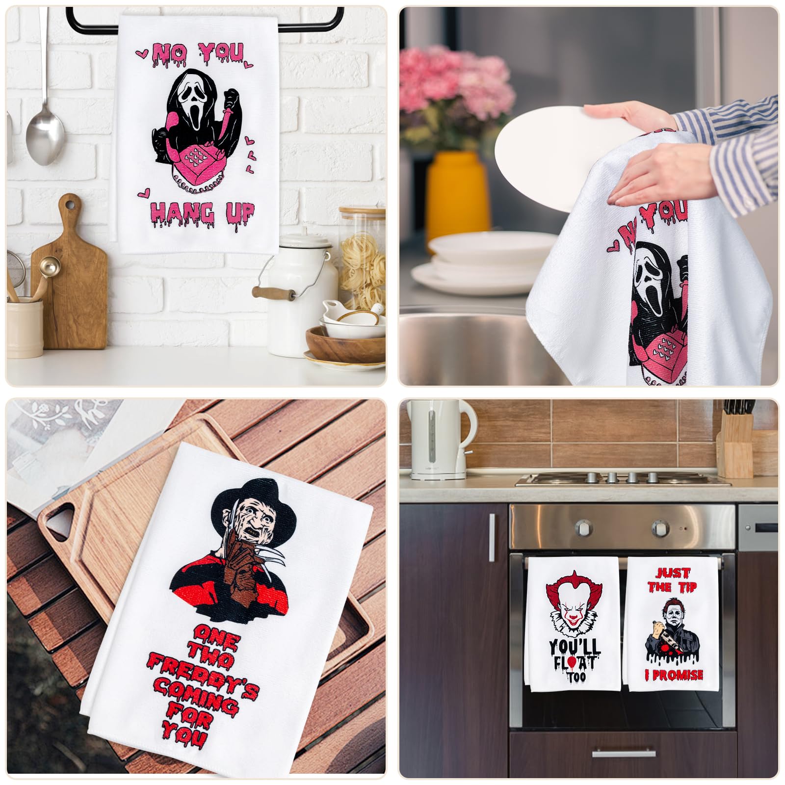 GIRVEM Chucky: toalla divertida para uso diario en la cocina