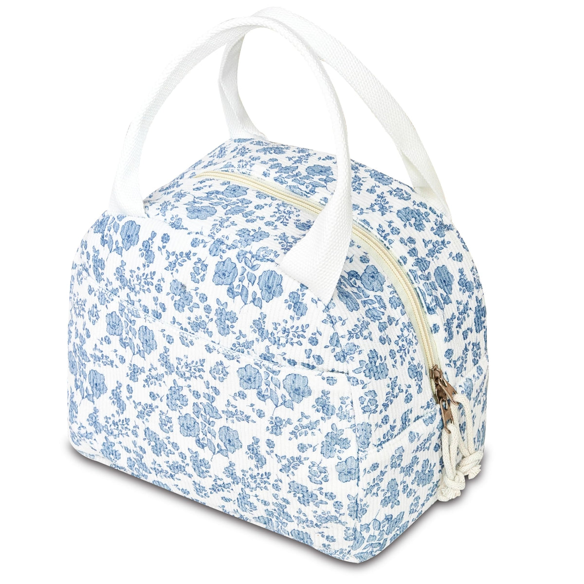 GISMTR bolsa-almuerzo con pana acanalada en el frente, ideal para almuerzos dinámicos.