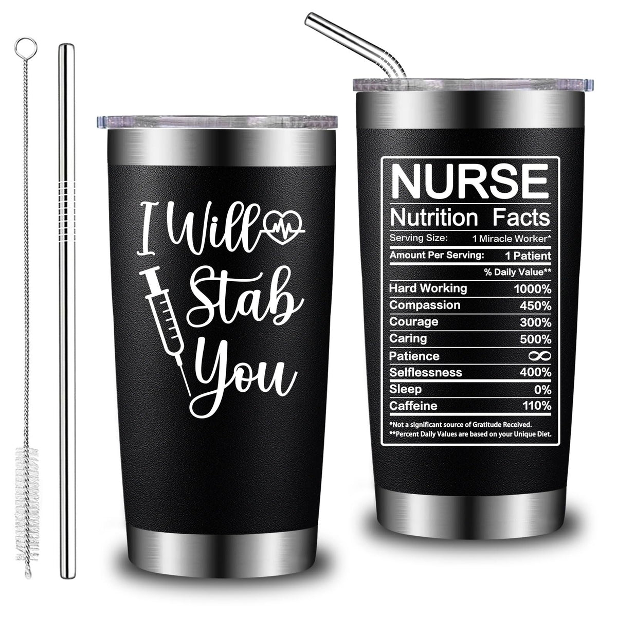 GITITUMB vaso termico 20oz para enfermeras, regalo práctico para cada turno