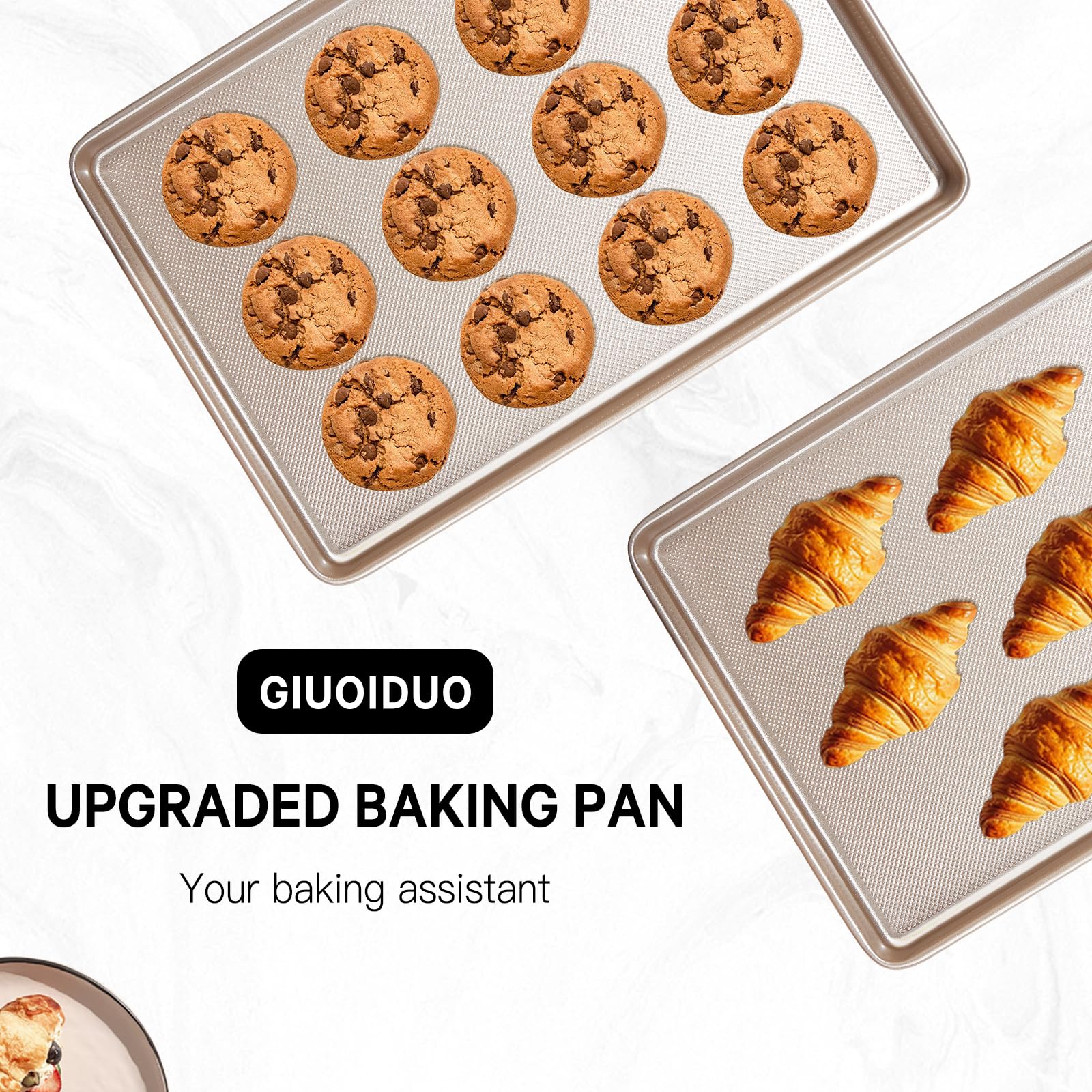 GIUOIDUO bandejas para horno, versatilidad en asados y horneados