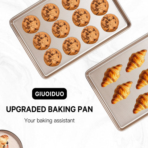 GIUOIDUO bandejas para horno, versatilidad en asados y horneados