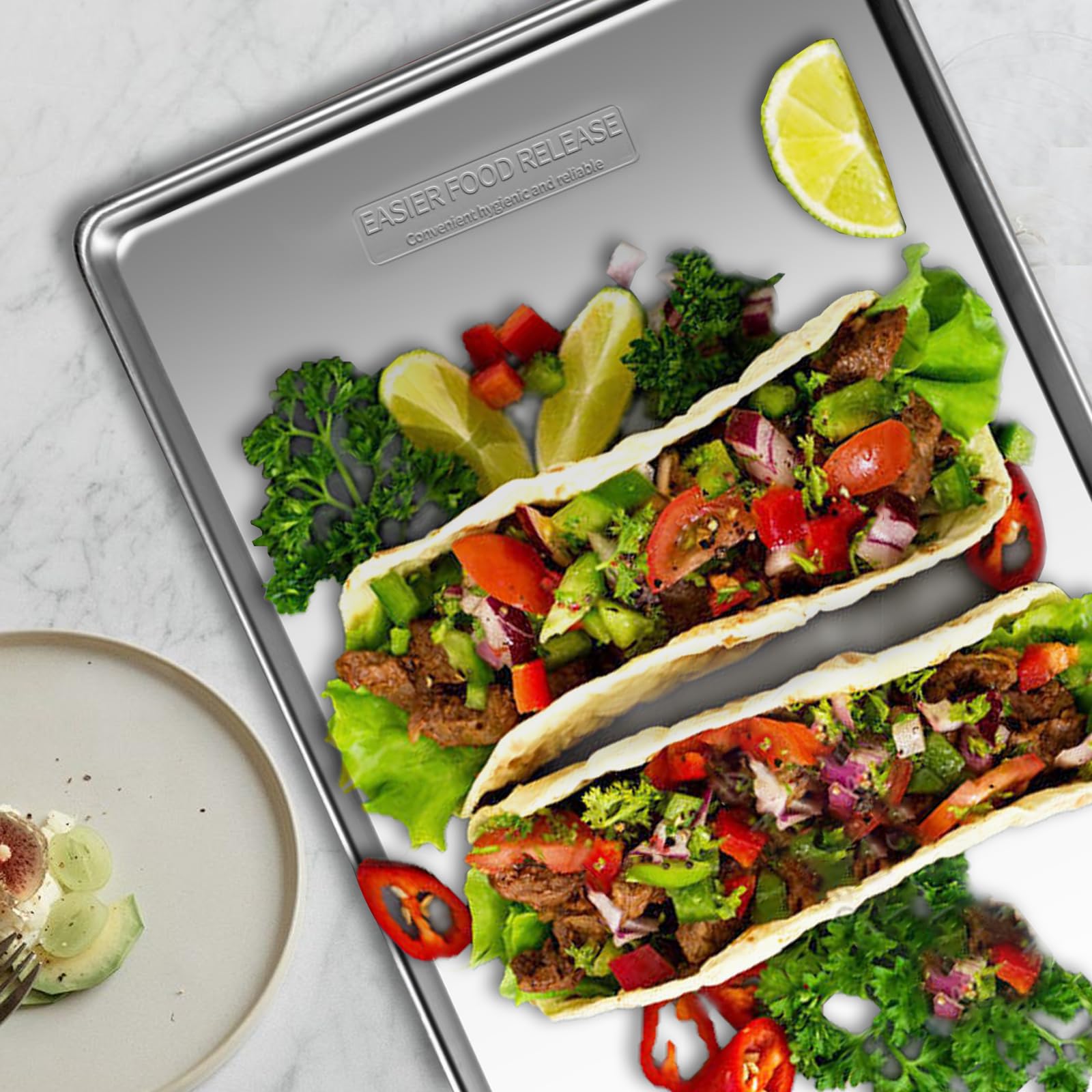 Bandeja GIUOIDUO para asar vegetales, horneado uniforme.