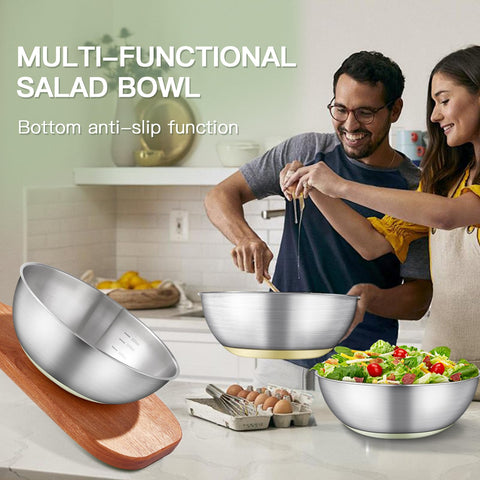 Cuenco grande GIUOIDUO ideal para mezclar ensaladas y masas.