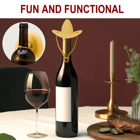 GJD tapón de vino libre de BPA, seguro para bebidas y duradero.