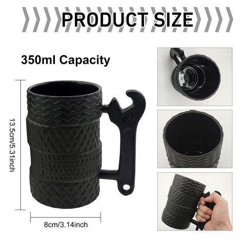 Taza gjd mango en forma de llave, agarre cómodo para café diario.