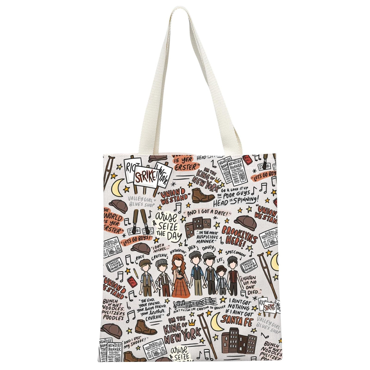 GJTIM bolsa tote musical con diseño teatral para compras con estilo