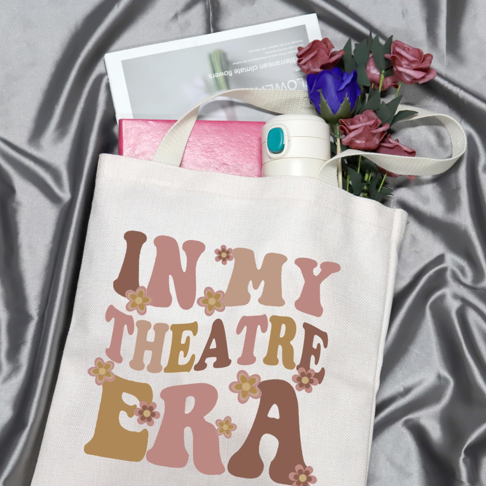 GJTIM Bolsa Tote Teatro Era, capacidad 40 cm: espacio para carpetas y portátil.