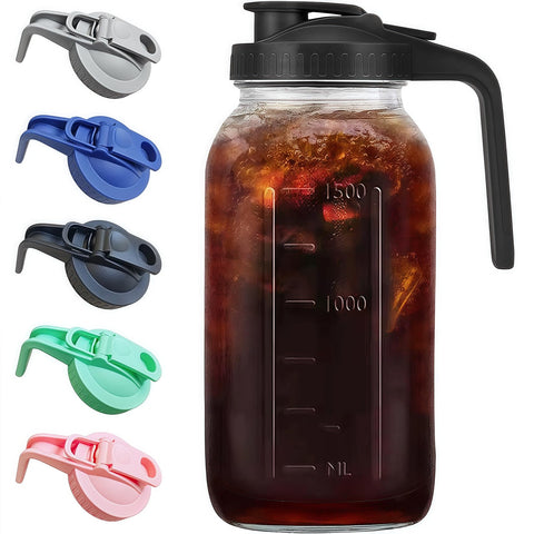 Jarra Glabotoil leche jugos infusiones para almacenamiento seguro.