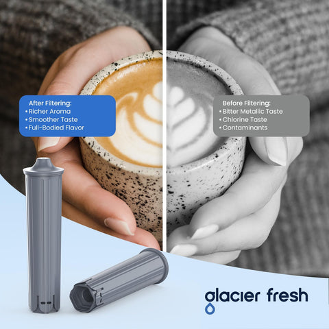 GLACIER FRESH certificado NSF 42 para filtración.