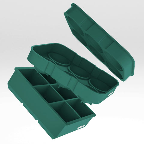 glacio moldes con tapa evitan derrames y conservan la temperatura