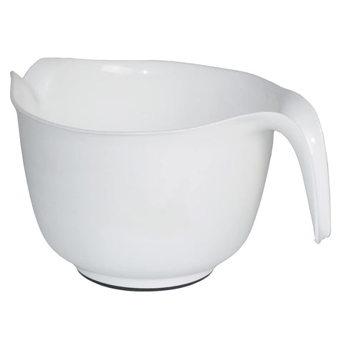 Glad tazón de mezcla de tres cuartos con mango ergonómico para batir con control