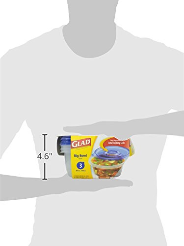 Glad Ware porciones para fiestas o transporte de comidas para llevar.