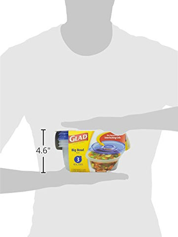 Glad Ware porciones para fiestas o transporte de comidas para llevar.