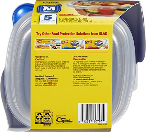 GladWare sin BPA enfatizando seguridad y almacenamiento