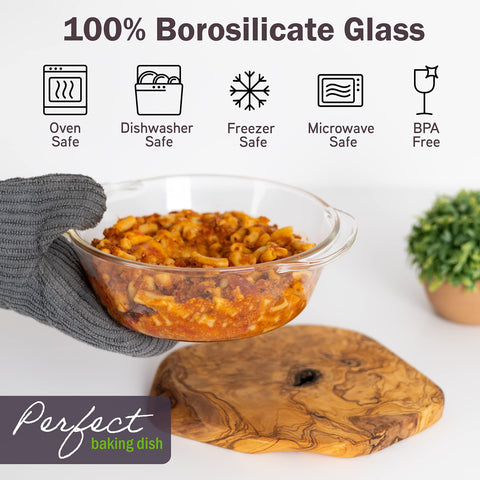Glass Conscious vidrio borosilicato duro y transparente