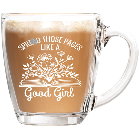 Glassicle presenta la taza-libros-picantes ideal para disfrutar café leyendo novelas picantes.