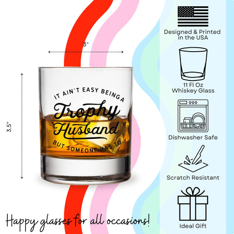 Glassicle vaso de whisky impreso en EE. UU., calidad duradera.