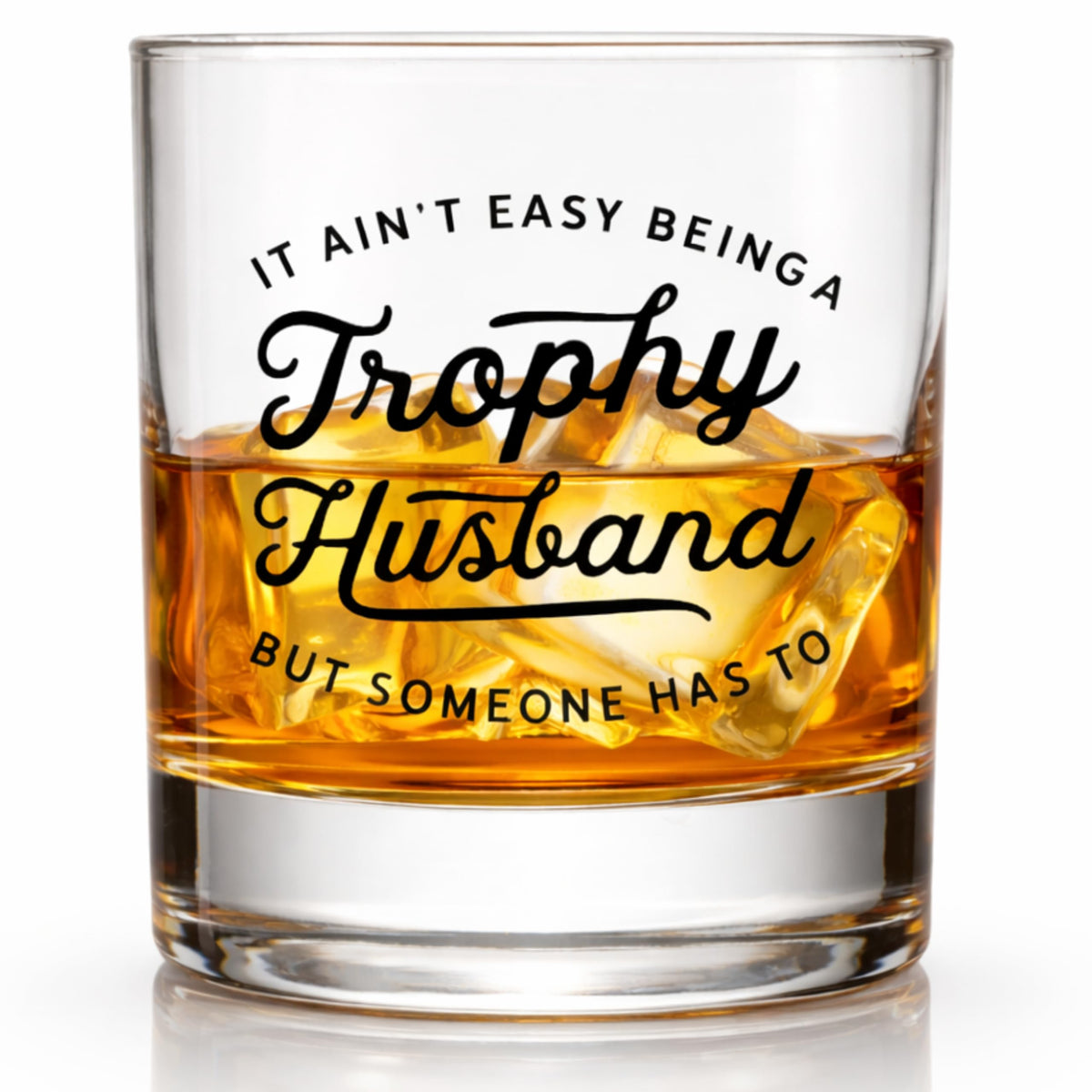 Glassicle vaso de whisky trofeo, regalo divertido para el esposo.