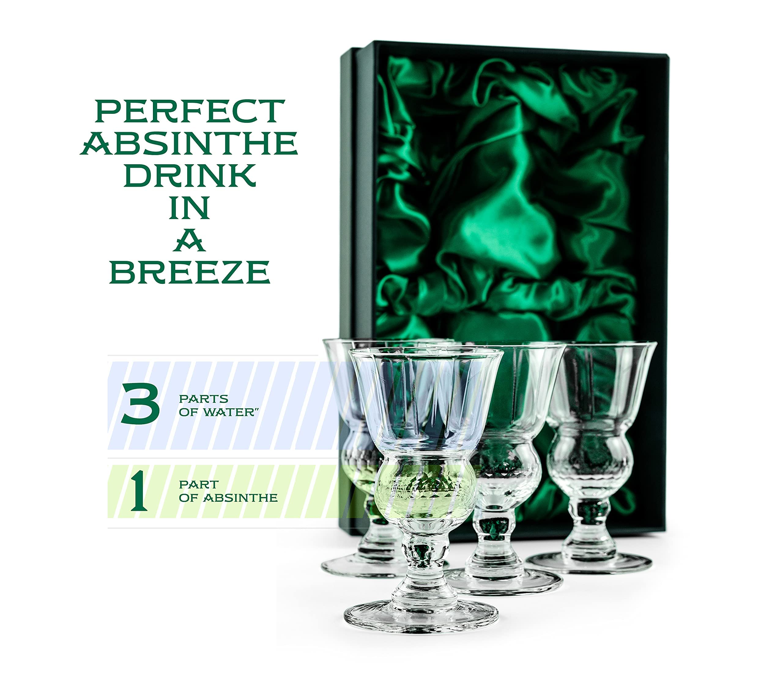 Glassique Cadeau ouzo: vaso de cristal para beber y compartir momentos.