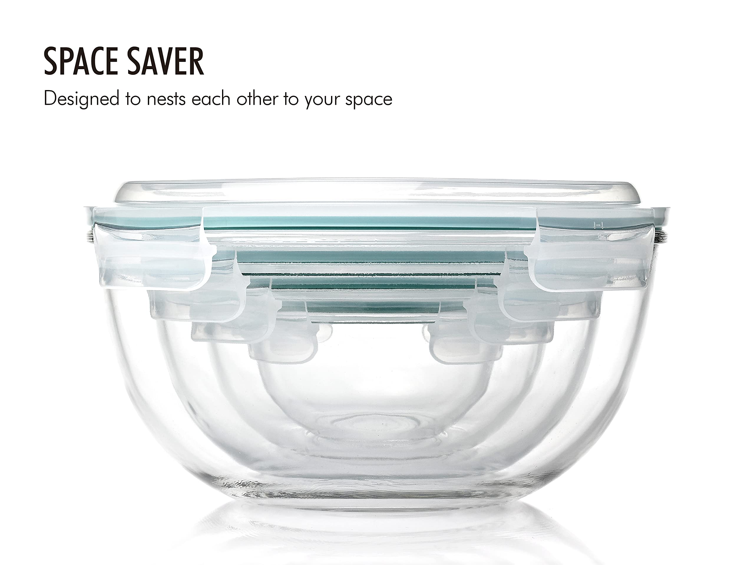 Glasslock cuenco 1-1qt para mezclar y preparar comidas