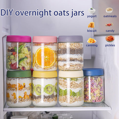 GLATABAM tarro vidrio para salsas y frutas, almacenamiento ordenado.