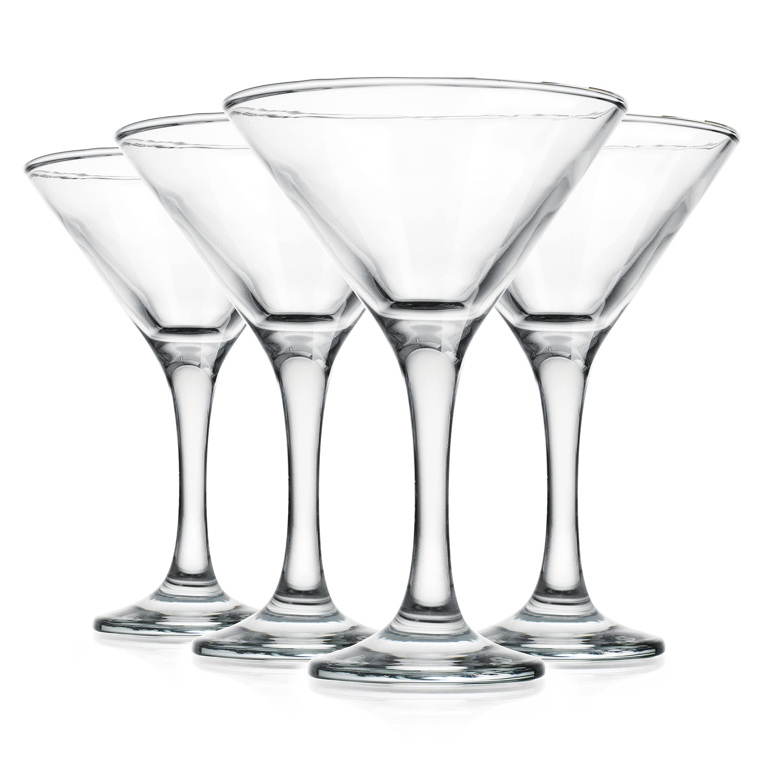 Glaver's copa margarita alta, amplia boca para decoración y sorbos.