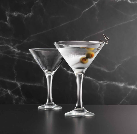 Glaver's copa martini apta para lavavajillas, limpieza rápida.