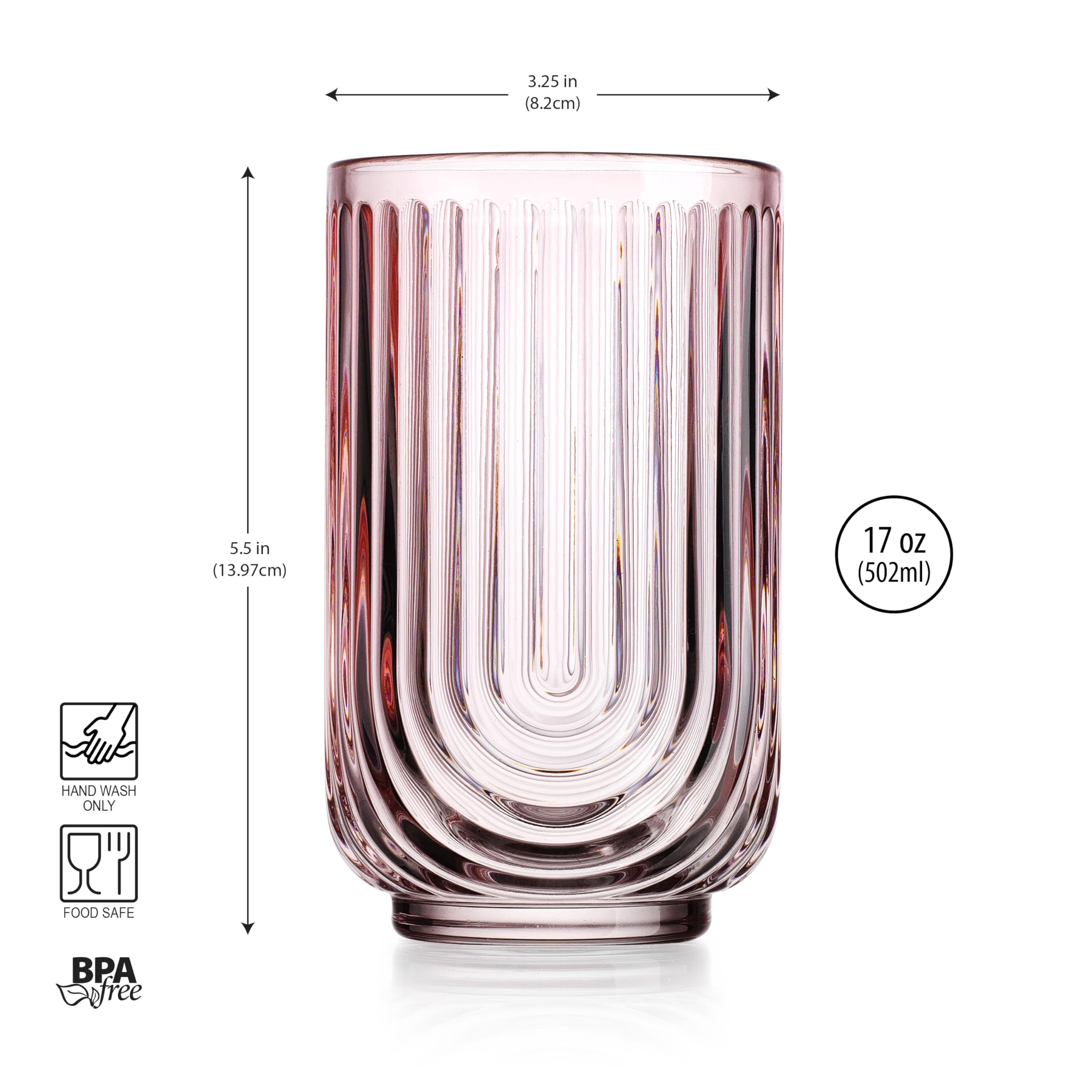 Lavado a mano recomendado para conservar el color rosa de Glaver's.