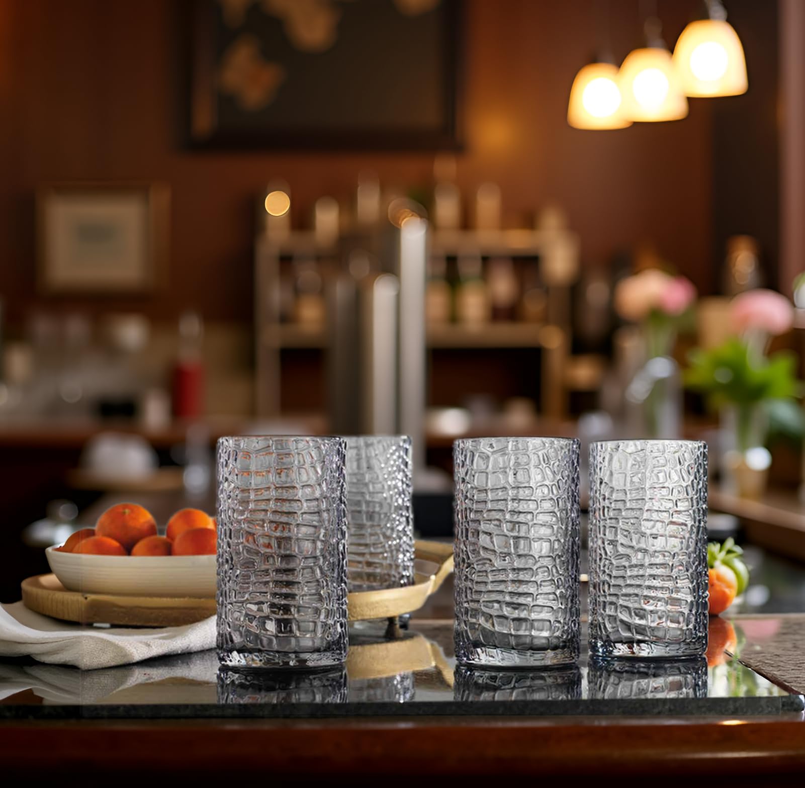 Idea de regalo con este set de vasos altos de Glaver's.