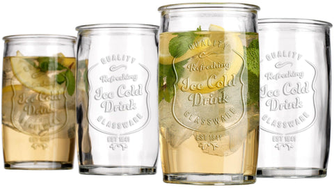Glaver's set de 4 vasos, regalo práctico y elegante.