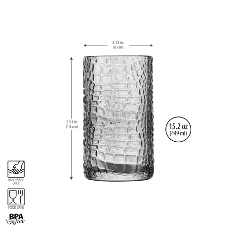 Glaver's vaso alto para uso diario, duradero y versátil.