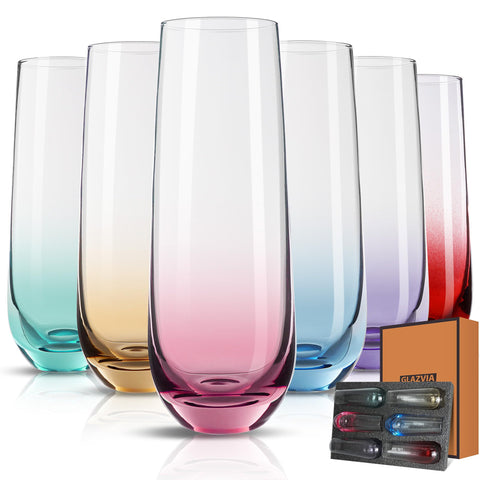 Copa Glazvia sin tallo en colores brillantes para fiestas y banquetes
