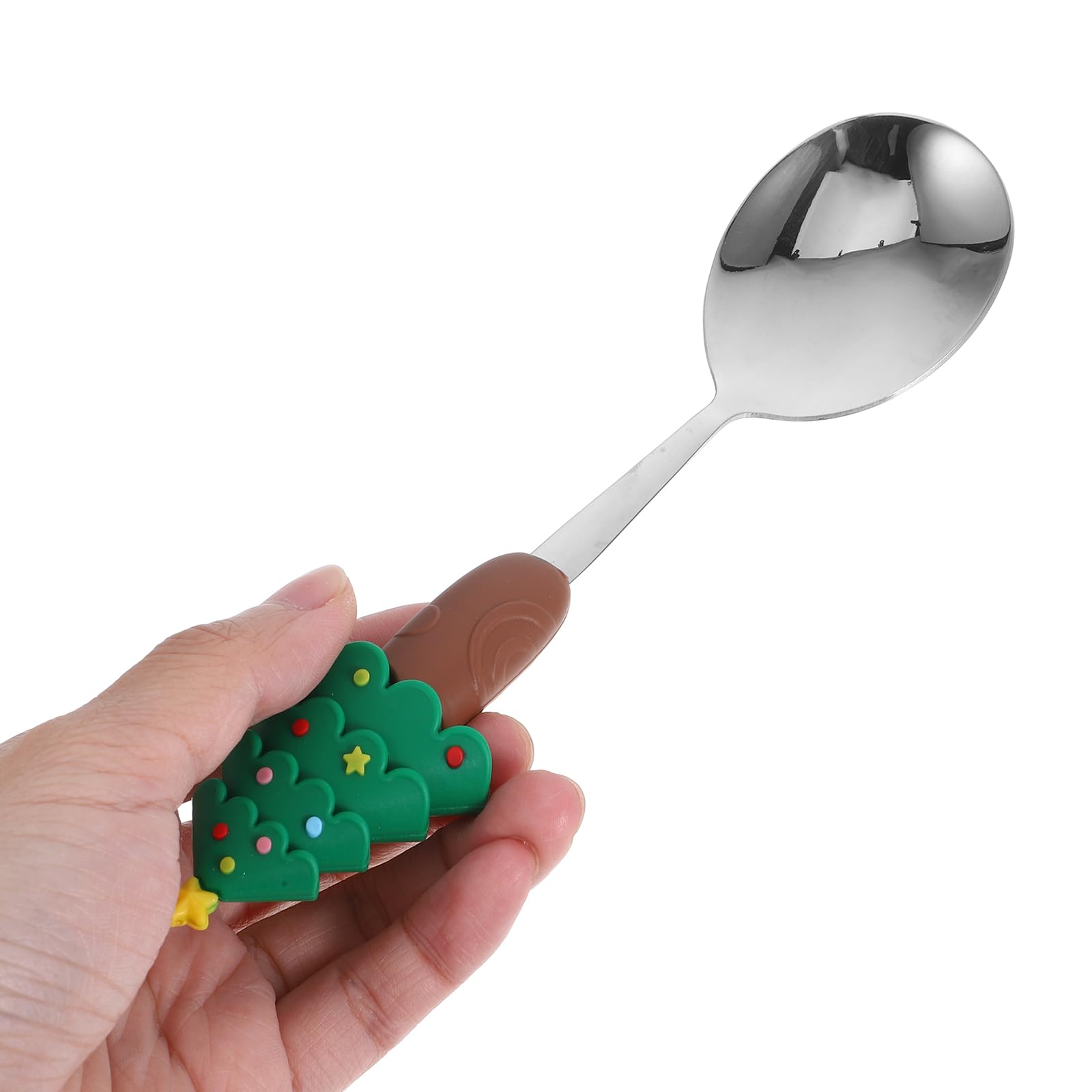 GLEAVI cucharas para postres y bebidas con diseño festivo