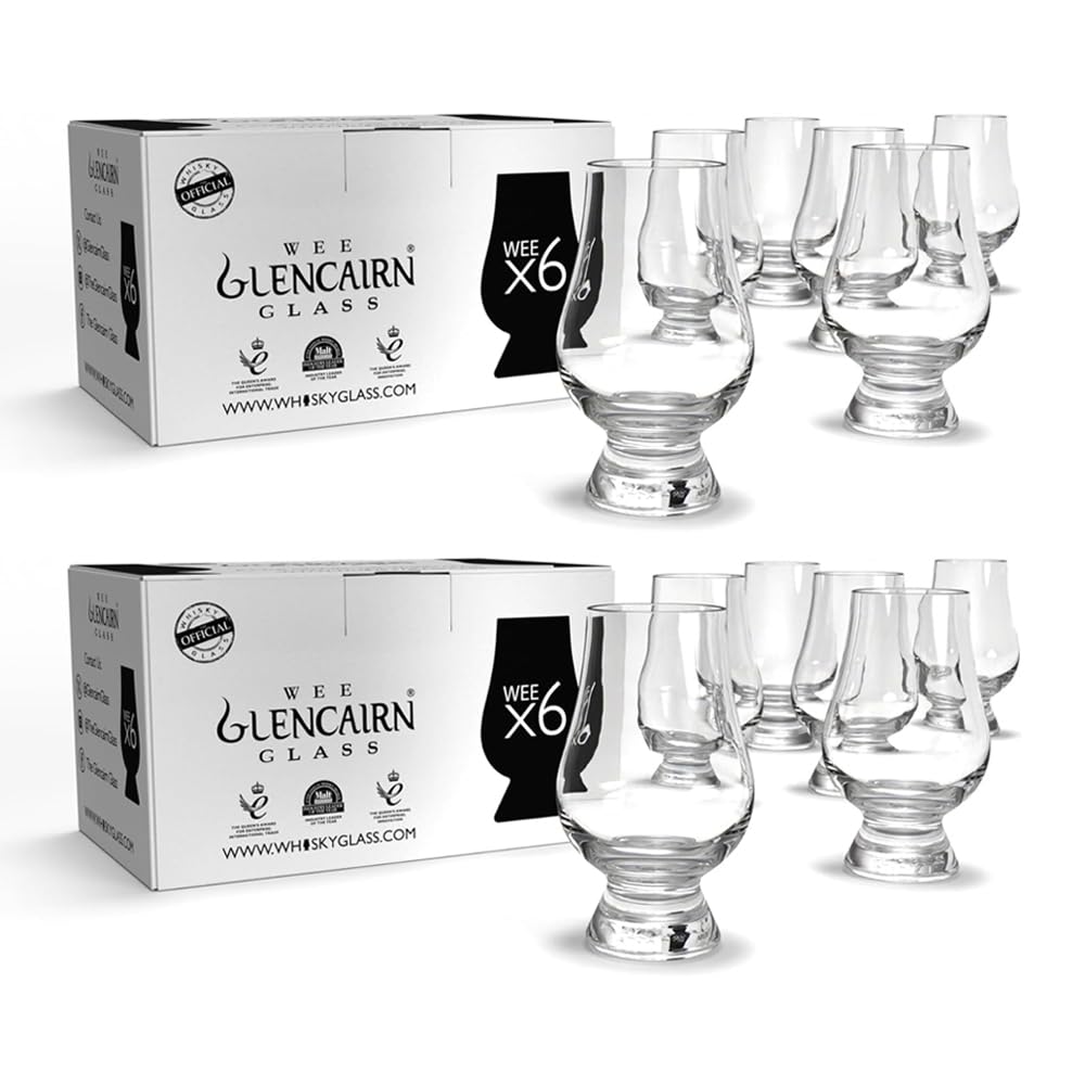 Vaso GLENCAIRN Wee Glencairn: conjunto de 12 mini vasos para catas de whisky en casa