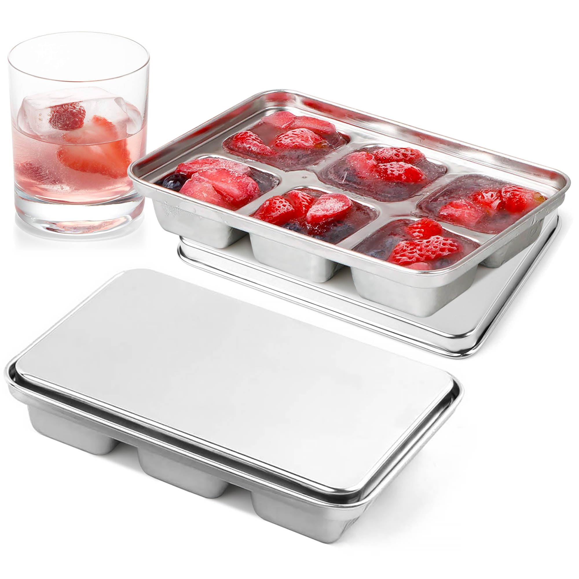 glendaveny cubos de hielo grandes para cócteles y bebidas