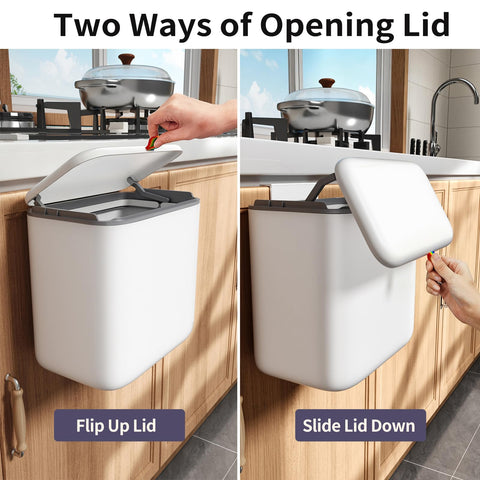 Gleynest compost bin para bajo fregadero, ahorro de espacio