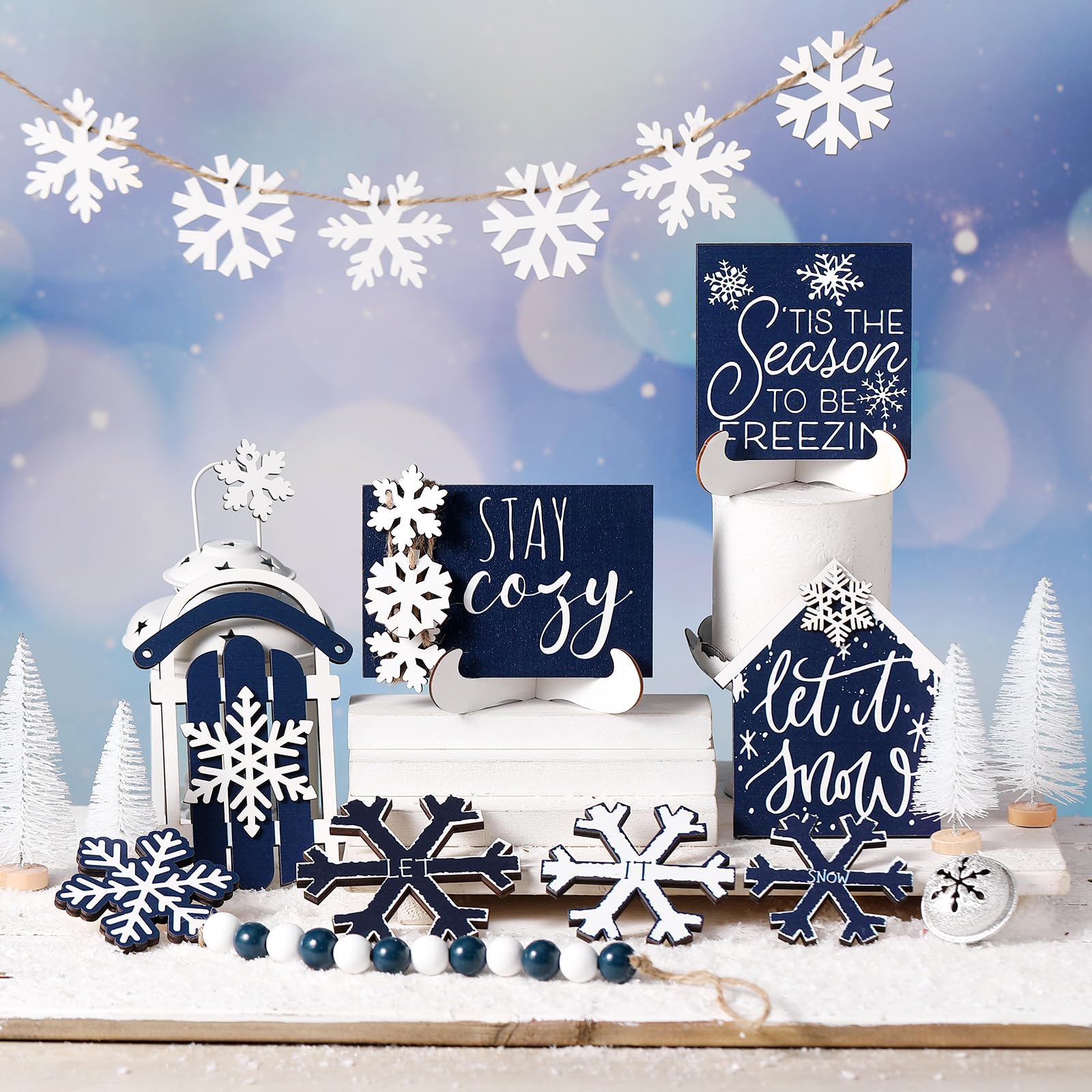 GlikCeil decoracion estantería mantel ideal para regalos de casa o fiestas.