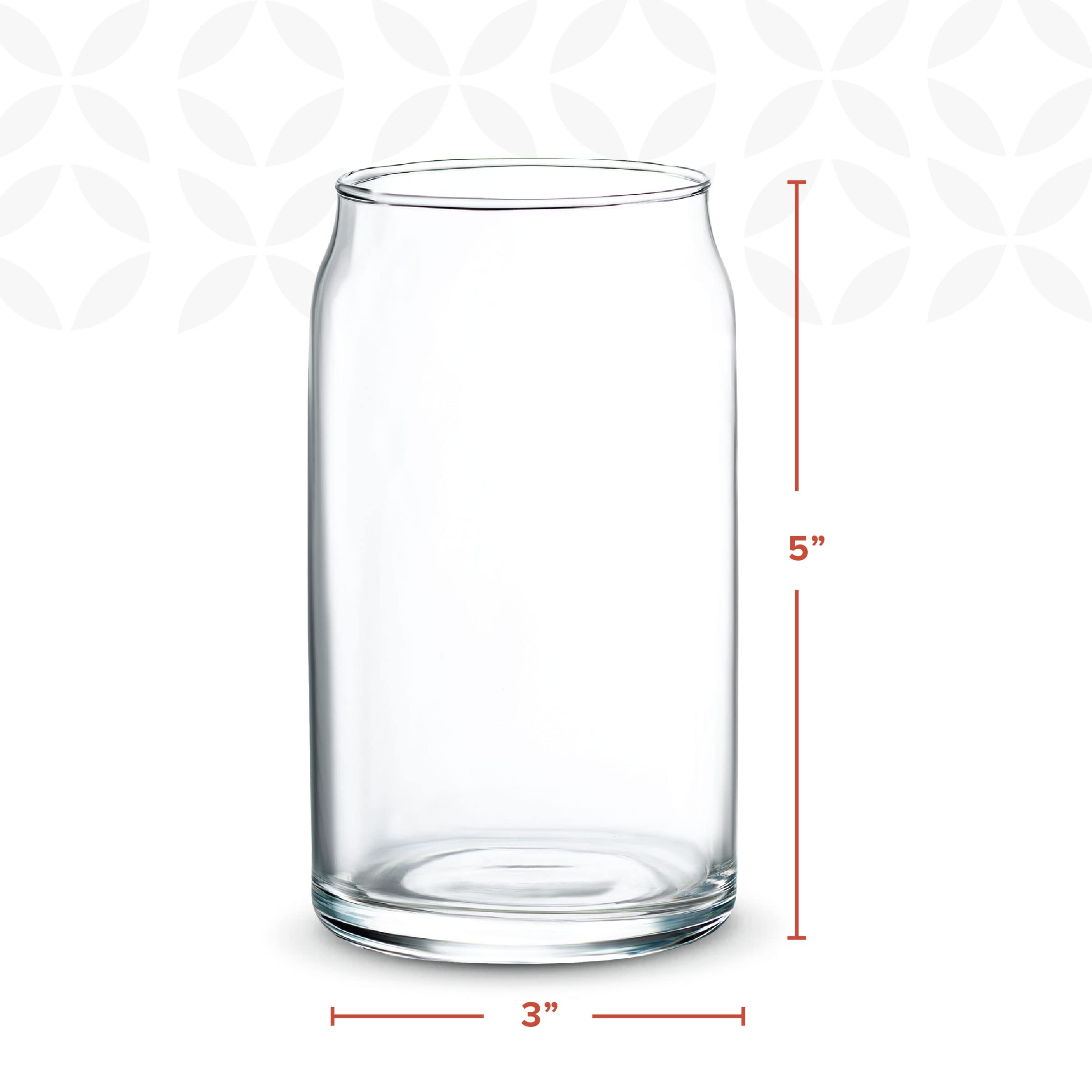 Vaso GLING de cristal para cócteles, diseño claro y moderno.