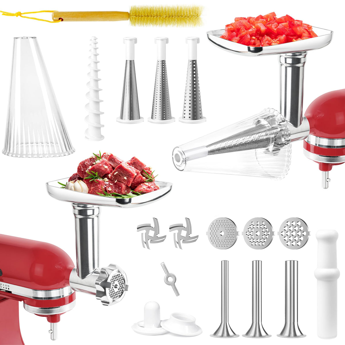 GLINK: accesorio-colador-fruta-verdura, filtración suave para purés y mermeladas caseras