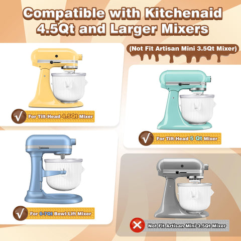 GLINK Cuenco congelador para helado, opción ideal para helados caseros.