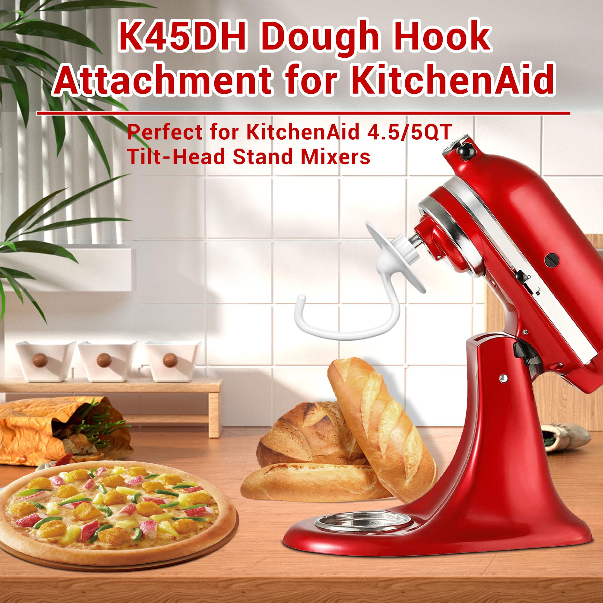 GLINK K45DH accesorio para masa en KitchenAid facilita el amasado