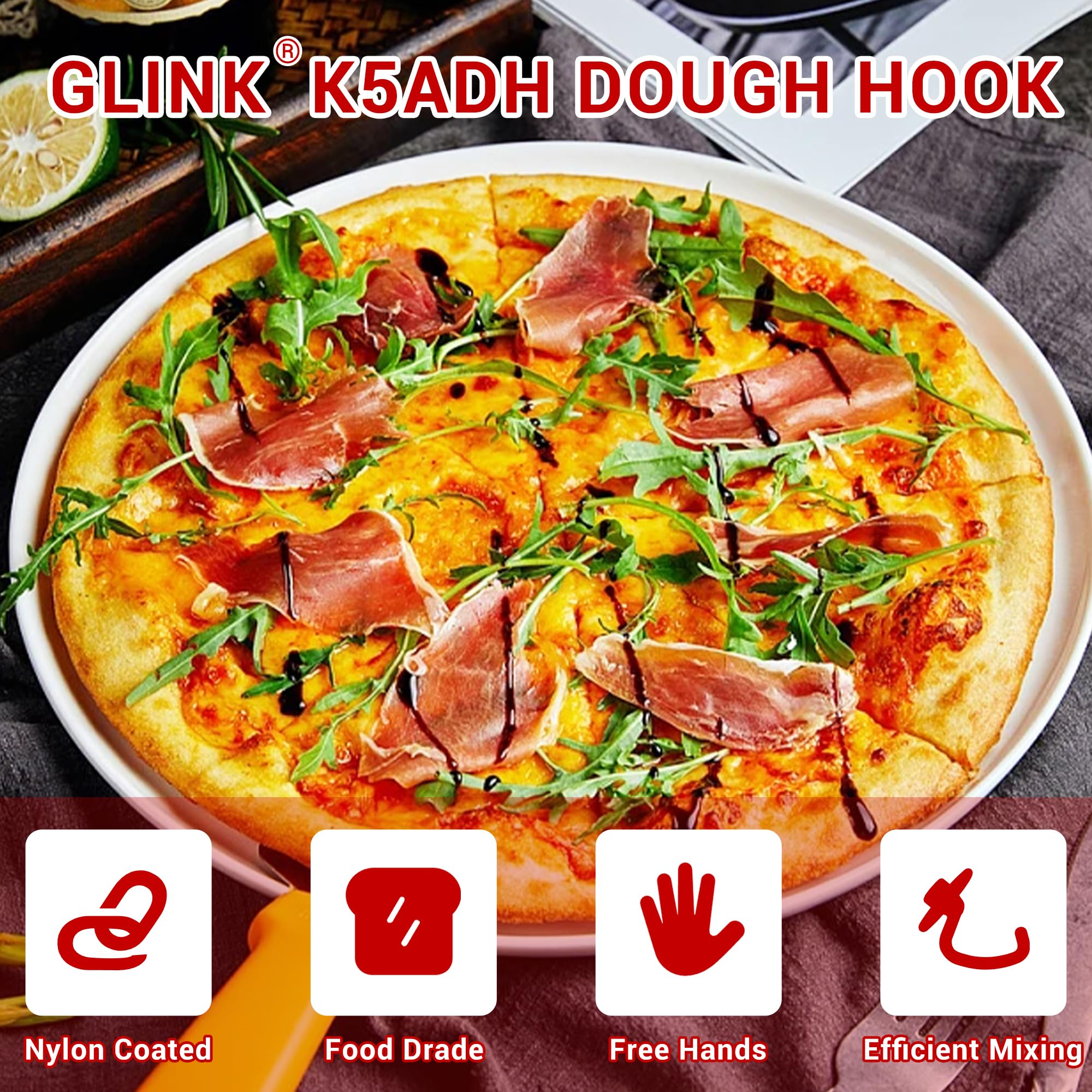 GLINK K5ADH uso cómodo y seguro en repostería diaria
