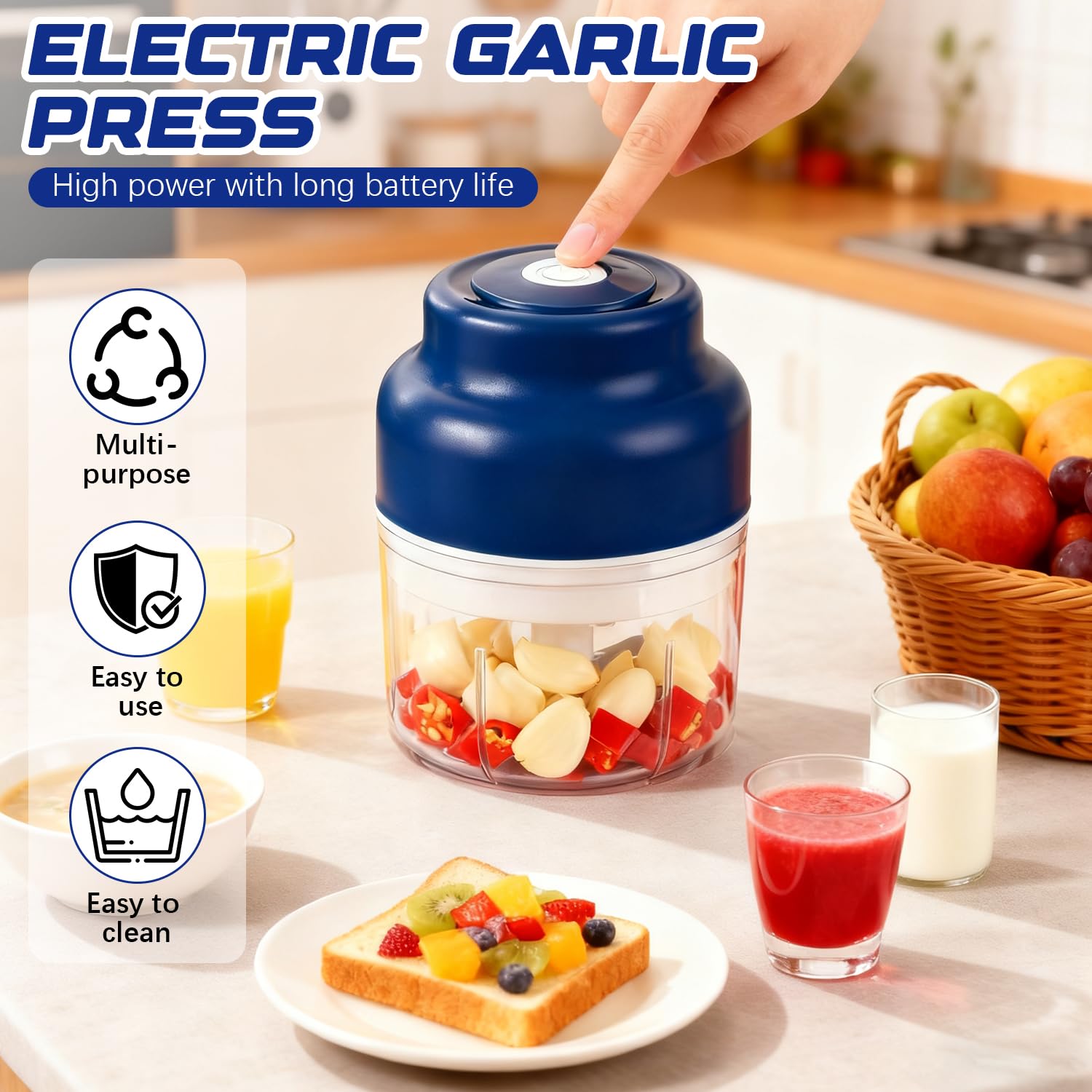 Glintor motor potente para triturar en segundos