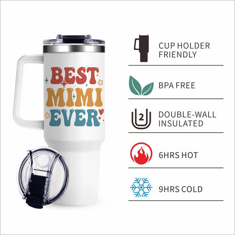 GlitaZola Tumbler acero inoxidable 304 con doble pared para temperatura estable