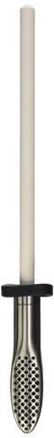 Global afilador ceramico para cuchillos con barra, afila con precisión y seguridad.